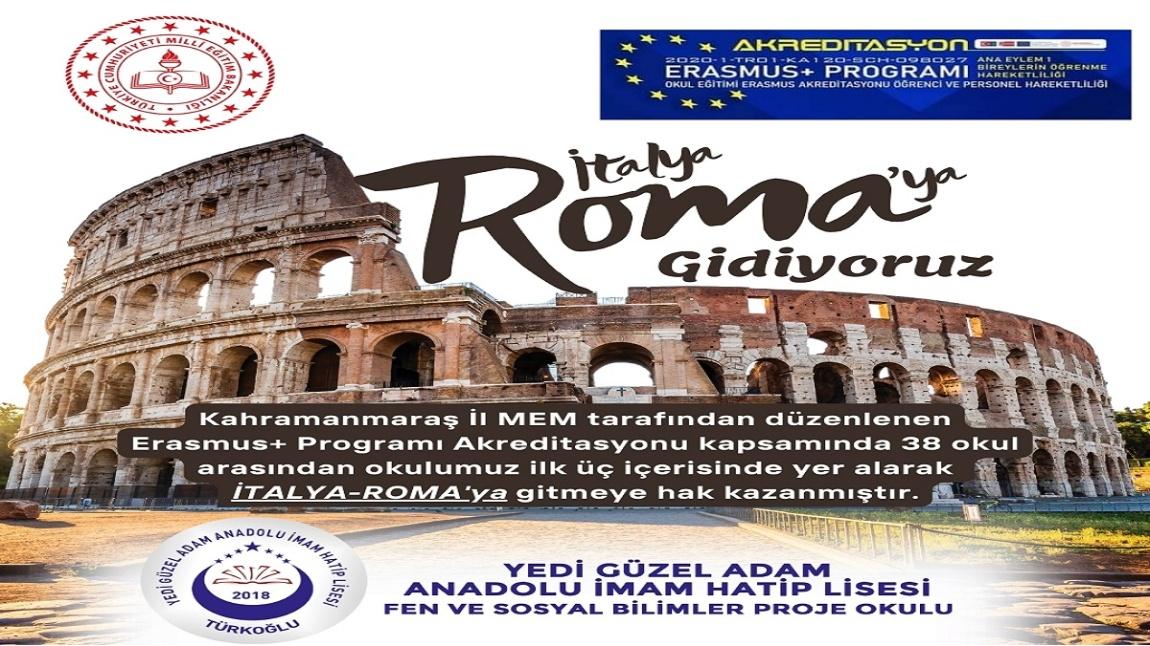 ERASMUS+ Projesi Kapsamında İtalya'nın Roma Şehrine Gidiyoruz